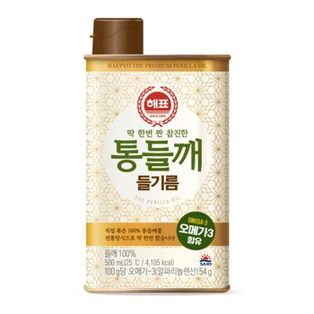 [트레이더스]해표 통들깨 들기름 500ml