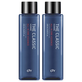 더 클래식 맨 올인원 에센스 250ml 대용량 2개 남성 로션 에멀젼 크림 주름개선 미백