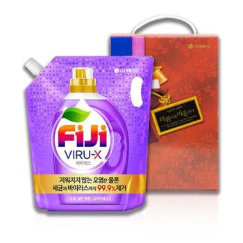 강력파워 피지 바이럭스 세탁세제 2L 리필 추석 명절 세탁세제