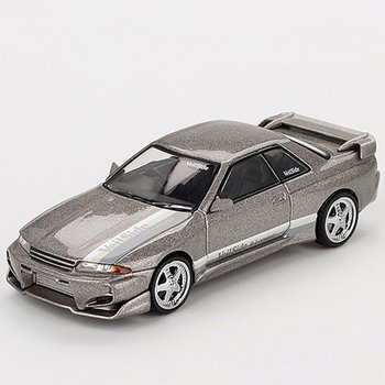 미니지티 971 닛산 스카이라인 GT-R(R32) 베일사이드 컴뱃 그레이 다이캐스트 미니카