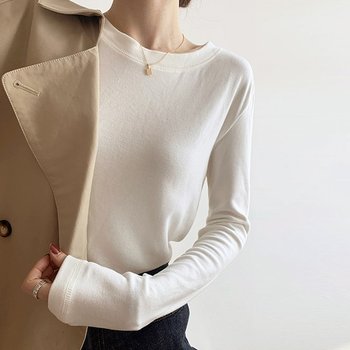 레딧 라운드넥 긴팔 티셔츠