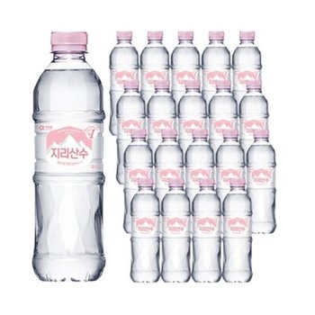 아워홈 생수 지리산수 핑크 500ml 20병