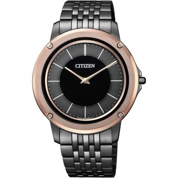 [해외] 시티즌 시계 남성 AR5054 51E Eco Drive One Metal Band Black Dial color black 손목시계 World