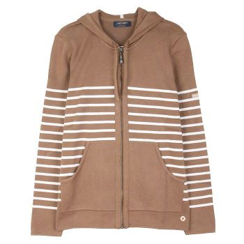 아나피 후드 집업 브라운 66902109