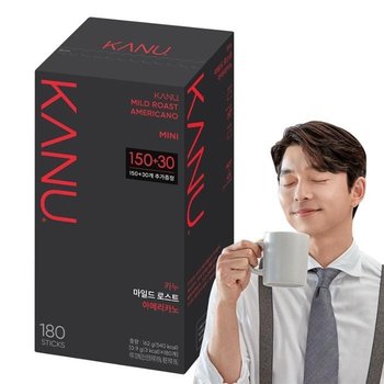 동서 카누 미니 마일드 로스트 150T+30T (180T) 원두 커피