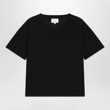 LouLou De Saison 에즈라 블랙 울 티셔츠 EZRALDSVI/XN_LOULO-BLK_323-XS