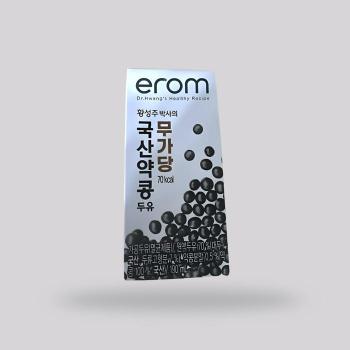 [이롬] 이롬 황성주박사의 국산콩 두유 검은콩 무가당 190ml x 64개 (S49831154)