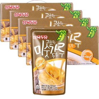 삼육두유 고소한 미숫가루 두유 파우치 190ml 60개 (9967391)