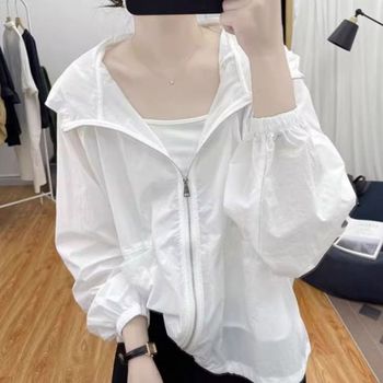 썸머 여성 라이트핏 방풍 후드 바람막이 자켓