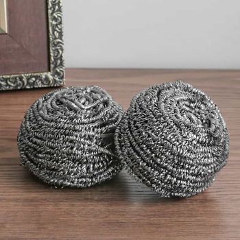 스텐 372COB93 수세미 10P 쇠수세미 탄냄비수세미 주방수세미