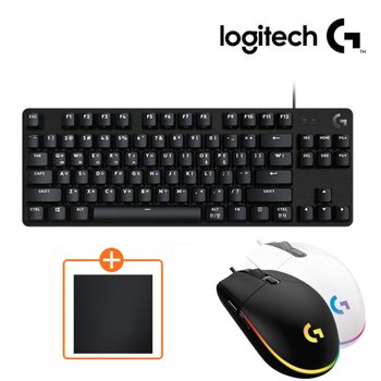 로지텍코리아 G413 TKL SE + 로지텍 G102 (정품 벌크) + 마우스패드
