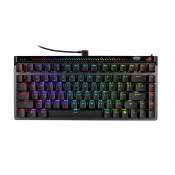 [해외] 아수스 ROG Falchion Ace 75 HE 블랙 75% 게이밍 키보드 ROG HFX V2 자기 스위