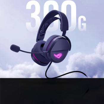 [해외] 알오지 ROG 파풍 게이밍 유선 헤드폰 표준버전 300g경량화 50mm 헤드셋 마이크
