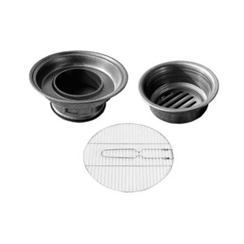 이동과 보관이 편리한 캠핑용 바베큐 동그란 그릴 바베큐만들기