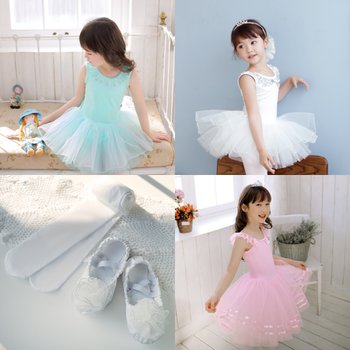 유아 발레복 아동 주니어 발레슈즈 세트