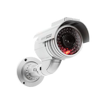 [OEM중국][오늘출발] 태양광 모형 CCTV 감시카메라 JH-200/방범 보안 각도조절 가짜방범카메라(스티커&건전지 미포함)