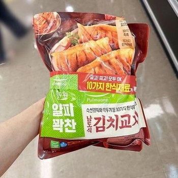 풀무원 얄피꽉찬 남도식 김치교자 400g x 2개 tx801110