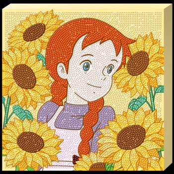 DIY 984HSQ48 보석십자수 빨강머리앤 해바라기와 함께 25X25
