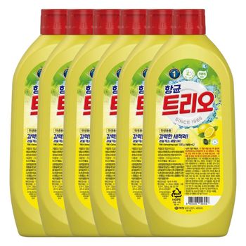 애경 항균 트리오 주방세제 500g X 6개 항균트리오 트리오주방세제 트리오500 애경트리오