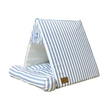 애견하우스 NLBM0609 북유럽 스트라이프 하우스 블루