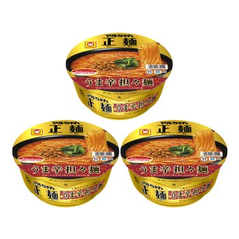[해외] 마루짱 세이멘 건면 우마카라 탄탄멘 맛있게 매운 탄탄면 컵라면 x3개 묶음