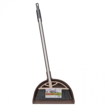 폴드업 비세트 444486 실내용 깔끔빗자루 편한쓰레받기 다용도빗자루 가정용