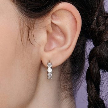 [Hei][여자 아이들 민니, ITZY 리아, 빌리 수아, 에이핑크 오하영, 비투비 서은광 착용] celeb one-touch earring