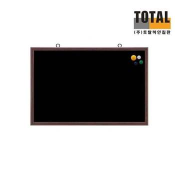 블랙보드 CP049144 자석 칠판 자석 보드판 월넛우드 1200x1500