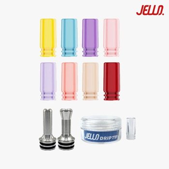 헬베이프 젤로 510 드립팁 컬러 클리어 SS A B 타입 발라리안 맥스 프로 아스몬 전자담배 호환