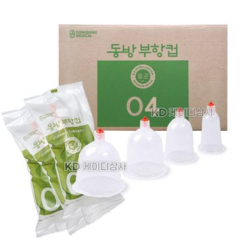 동방 부항컵 일회용 멸균 부항 4호 1박스 1000개