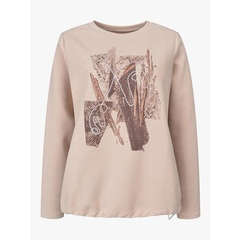 (아날도바시니) 아트웍 밑단 스트링 기모 티셔츠(AV12TS03M)