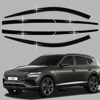 깨지지 않는 블랙 도어 바이져 제네시스GV80 6P B289 (WFIL2OK)