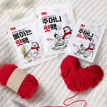 3M핫팩 DW12CI13 붙이는 주머니 손난로 핫팩 100개입