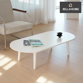 [벨라홈] LPM 프리모 타원형 6단 높이조절 접이식테이블 1200x600(CN9892)