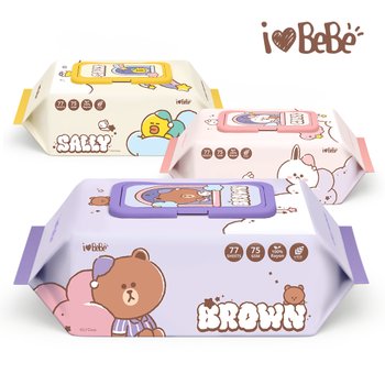 [아이러브베베] 사랑스러운 라인프렌즈 물티슈 모음전!