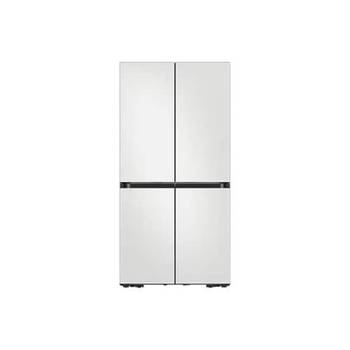 삼성 비스포크 AI 하이브리드 4도어 키친핏 Max 637L UV탈취 RM70F64R1A 코타 화이트