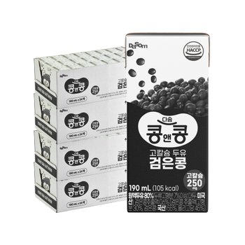 콩앤콩 고칼슘두유 검은콩 96팩