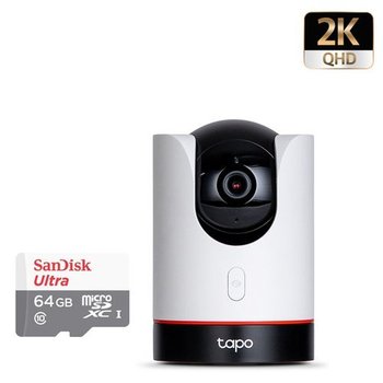 메모리64G 티피링크Tapo C225 400만화소 360도팬틸트양방향통신삼성스마트싱스호환 가정용홈CCTV