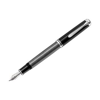 [해외] 독일 펠리칸 만년필 Pelikan Premium M405 Stresemann Fountain Pen Nib EF 1.9 x 14.3 cm 블랙/