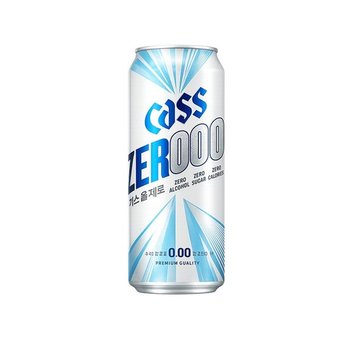카스 올 제로 500ml 1캔 / 맥주맛 탄산음료 무알콜 제로칼로리