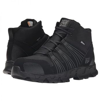 [해외] 팀버랜드 파워트레인 미드 알로이 합금 세이프티 토 Static Dissipative - 블랙 그레이 1108034