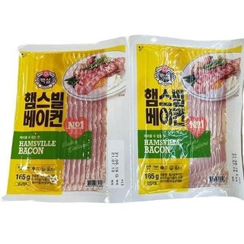 씨제이햄스빌베이컨165gx2 20615