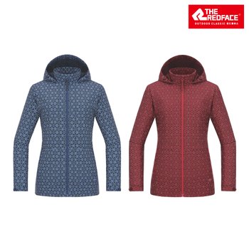 [레드페이스 본사] 1+1 여성 콘트라스트레치프린트우먼재킷 REWFJKF21151