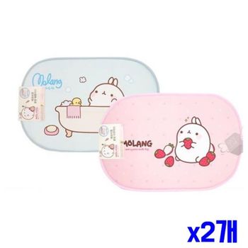 폭신한 782SML80 메리폼 캐릭터 타원매트 x2개묶음 러그 침구