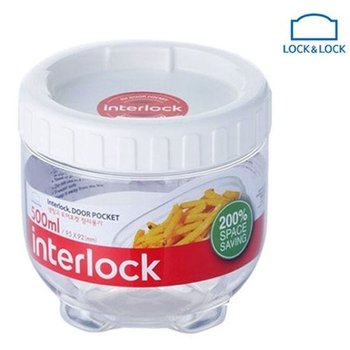 고품질 락앤락 잡곡통 인터락 500ml 1P 밀폐 반찬통 용기 잡곡보관통 (W629EEB)