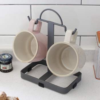 철제 203YQU91 머그컵 걸이 주방 수납 컵정리 머그잔 커피잔