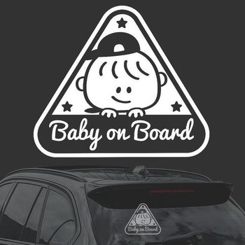 [JHQS78PZ_4B]Baby Board7 남자 화이트시트지 자동차스티커 (27144683A)