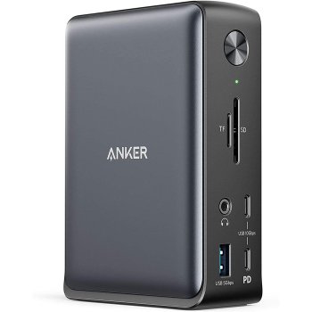 [해외] 앵커 PowerExpand 13-in-1 USB-C 도크 85W 4K HDMI 이더넷 오디오 USB-A C microSD SD