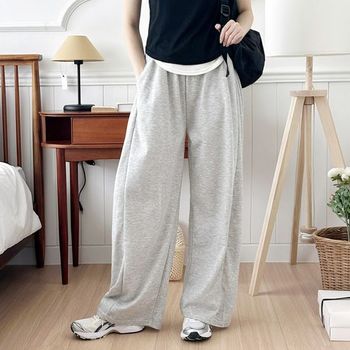 여성 에어 메쉬 사이드턱 힙포켓 와이드 팬츠 허리밴딩 여름 긴바지SS1028W_P403129857