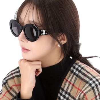 셀린느 트리옹프 오벌 선글라스 CL40312U 01A 156242219